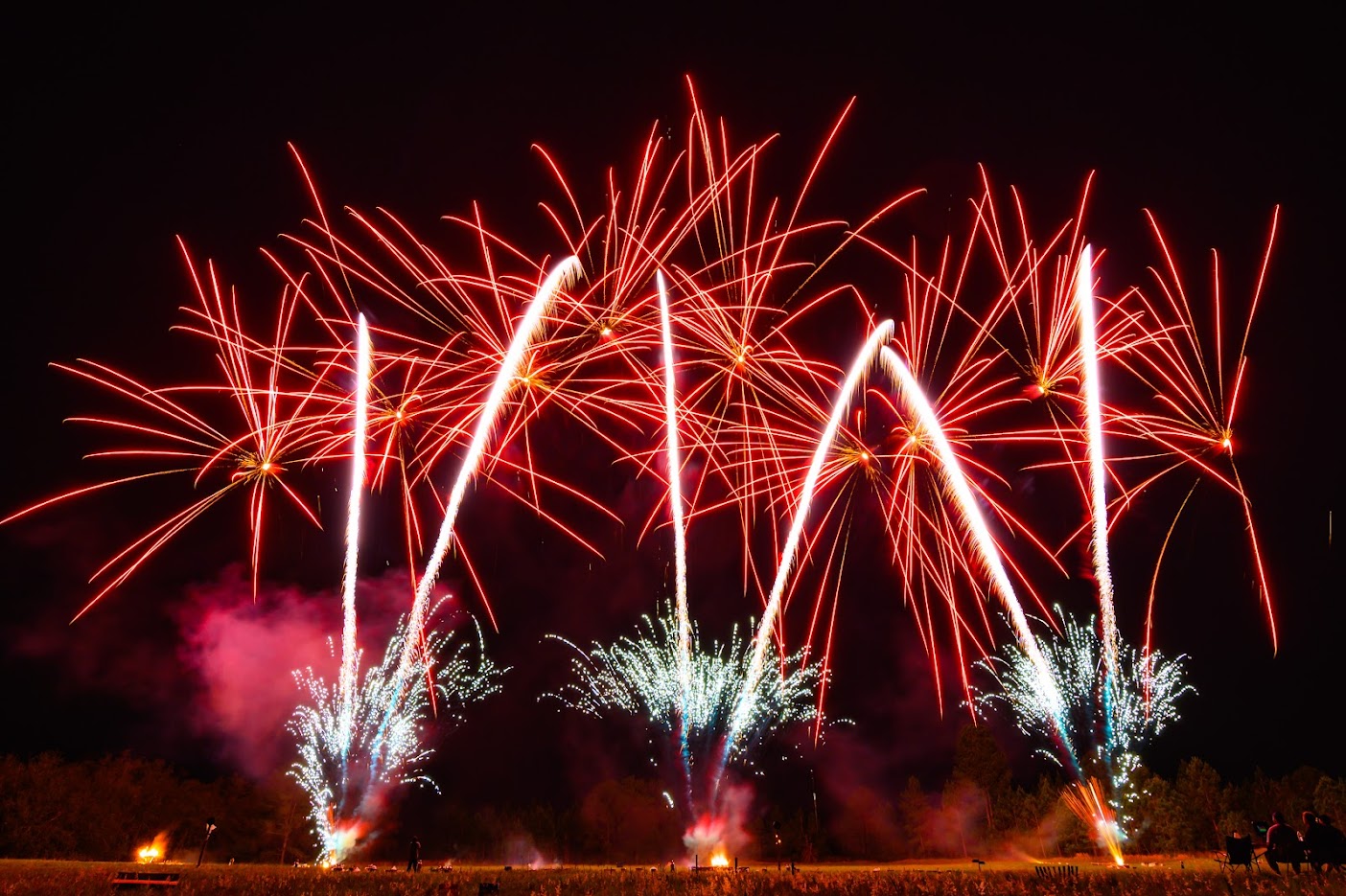 Coastal wedding finale, Florida — fireworks display by My 3 Sons Fireworks Company