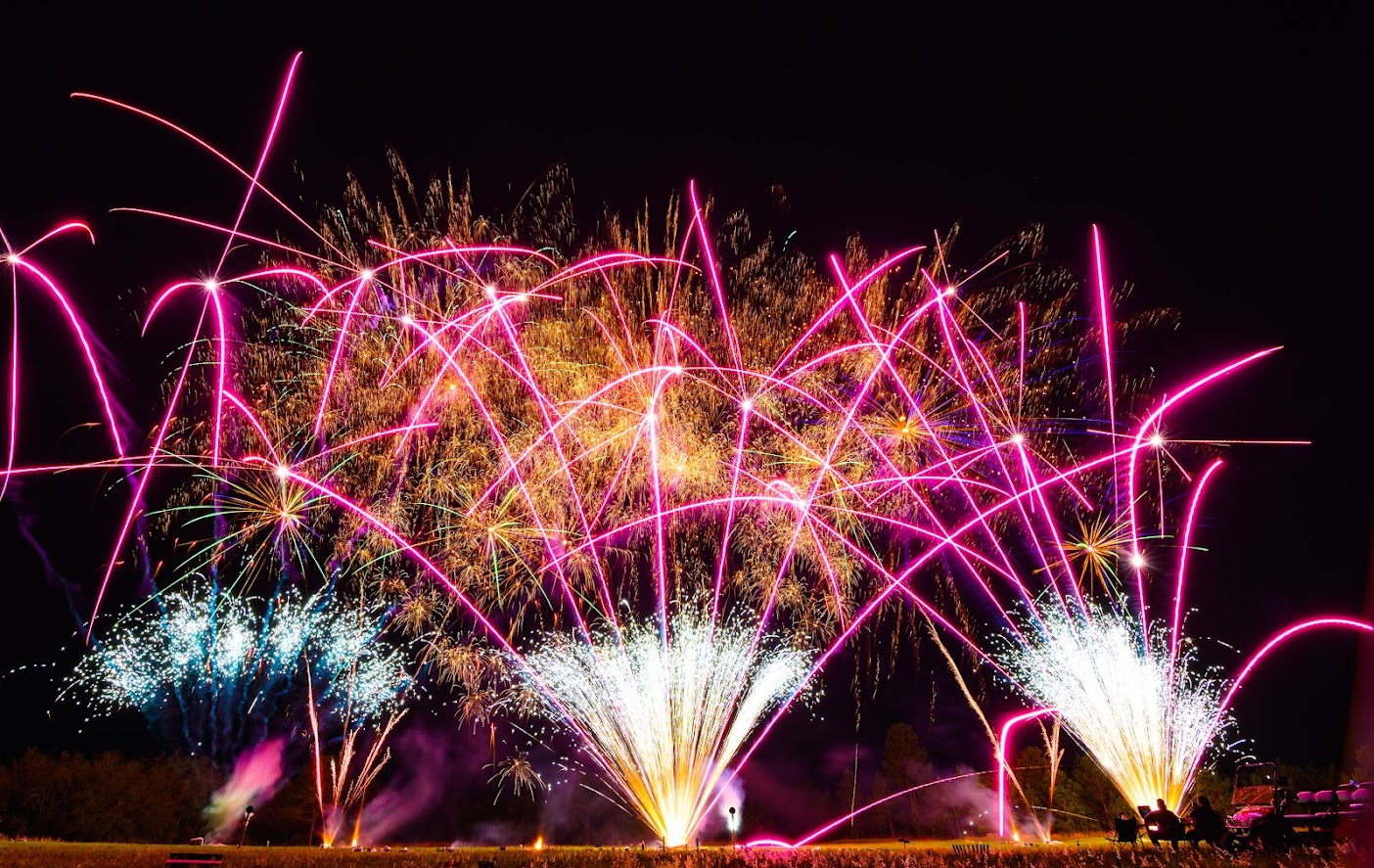 Resort pyromusical show by My 3 Sons Fireworks Company